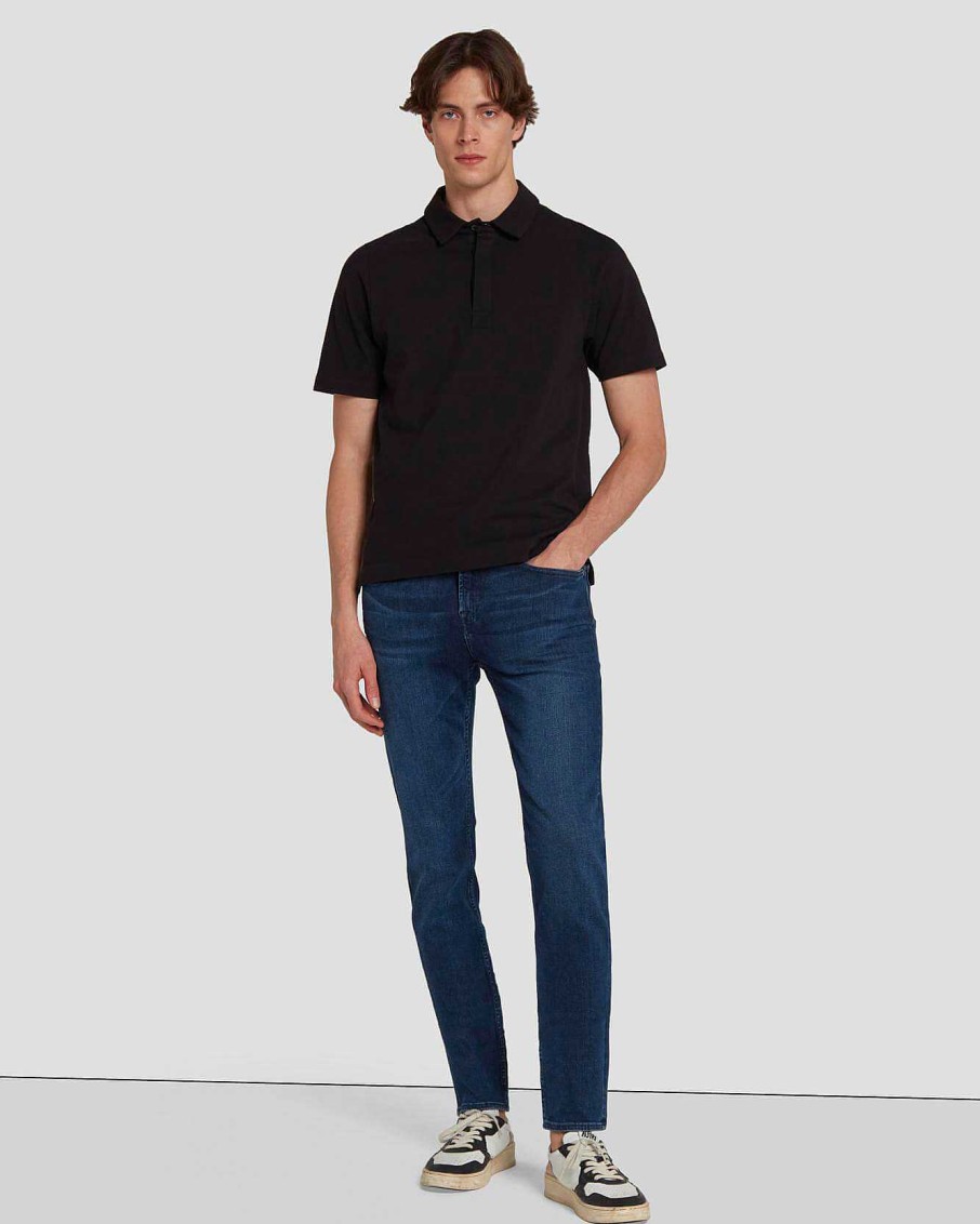 Uomo 7 For All Mankind Jeans | Earthkind Stretch Tek Slimmy In Rebus