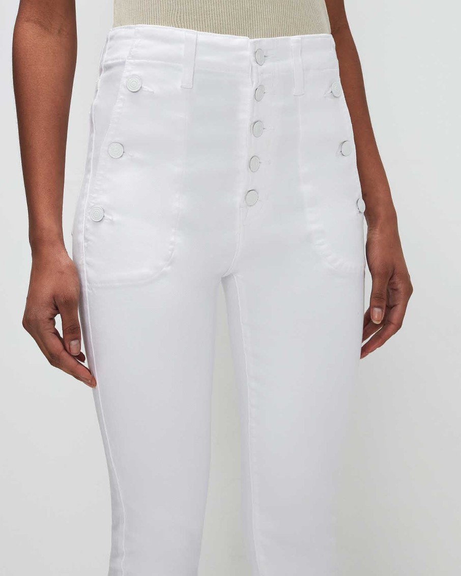 Donne 7 For All Mankind Jeans | Slim Illusion Portia In Bianco