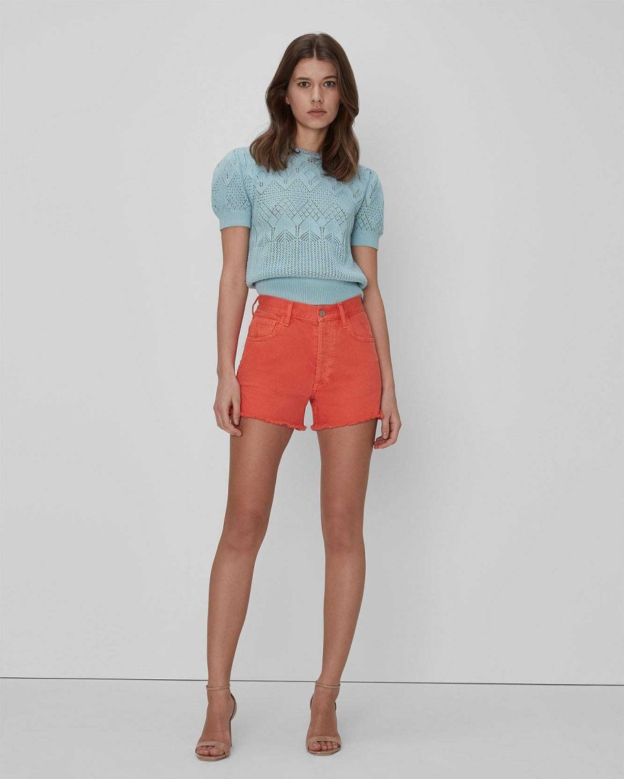 Donne 7 For All Mankind Jeans | Facile Ruby Short In Giglio Di Tigre