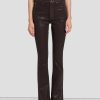 Donne 7 For All Mankind Jeans | Stivaletto Skinny Uhr Senza Sartoria Rivestito Cioccolato