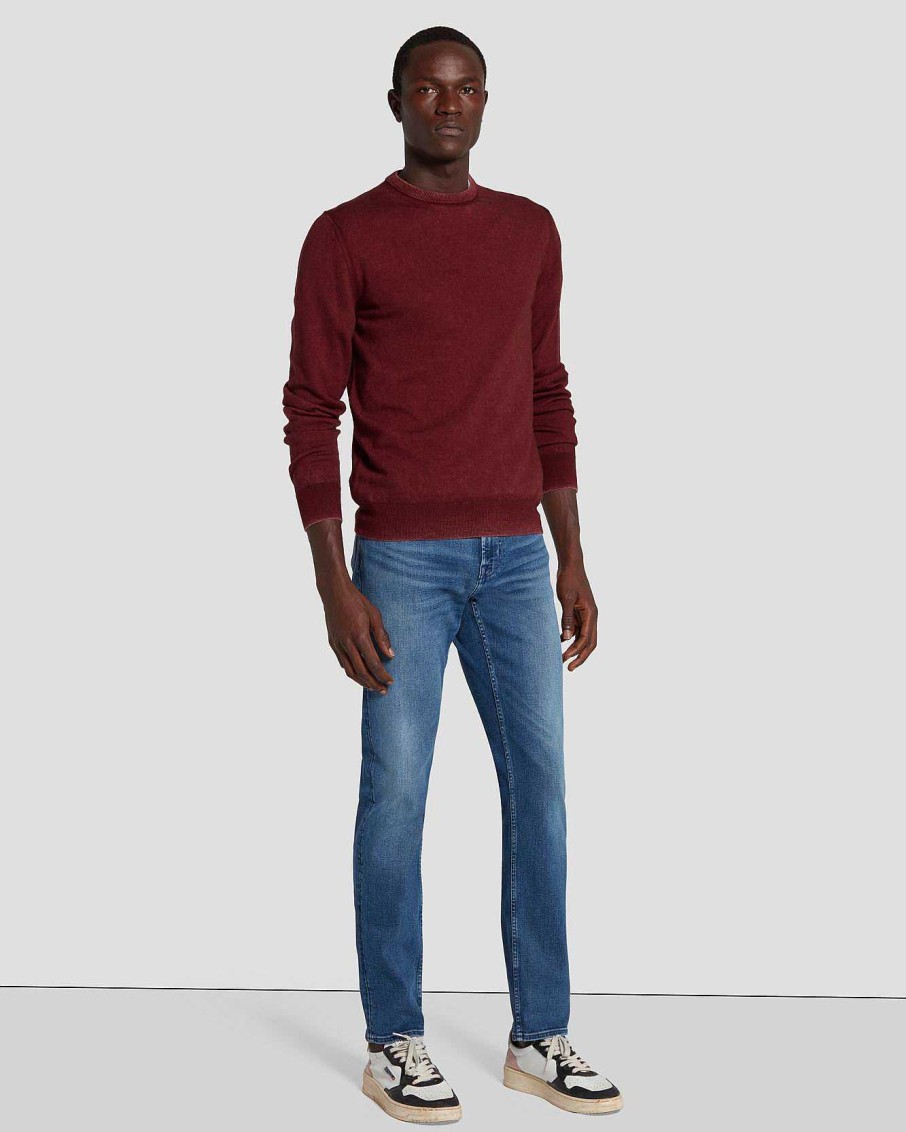 Uomo 7 For All Mankind Jeans | Earthkind Stretch Tek Slimmy In Labirinto